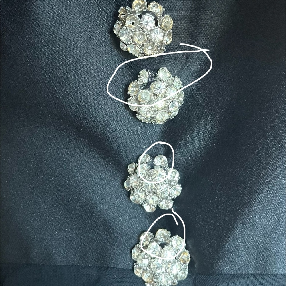 Marlene’s Golden Hanger Vintage Midi Shift Dress Evening Black Size 14 - Picture 9 of 9